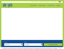 Tablet Screenshot of hotel-anteporta.de